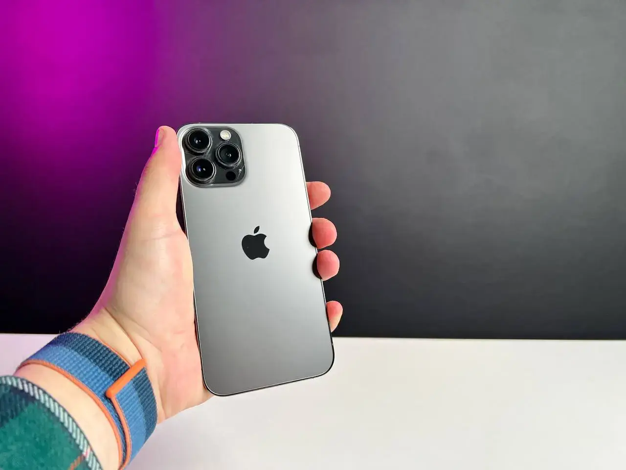 USED Apple iPhone 13 Pro Max 256GB Graphite (MLKR3, MLLA3)🔋93% (Стан - 9.5/10, Комплект - iPhone | гарантія - 1 міс.)