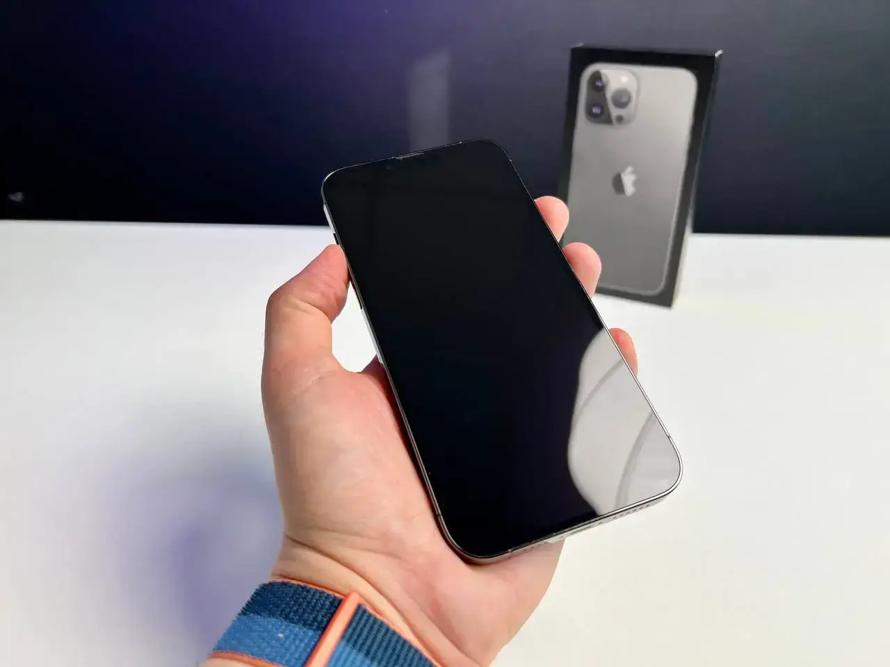 📲USED Apple iPhone 13 Pro Max 256GB Graphite (MLKR3, MLLA3)🔋94% (Состояние - 9/10, Комплект - полный | гарантия - 1 мес.)