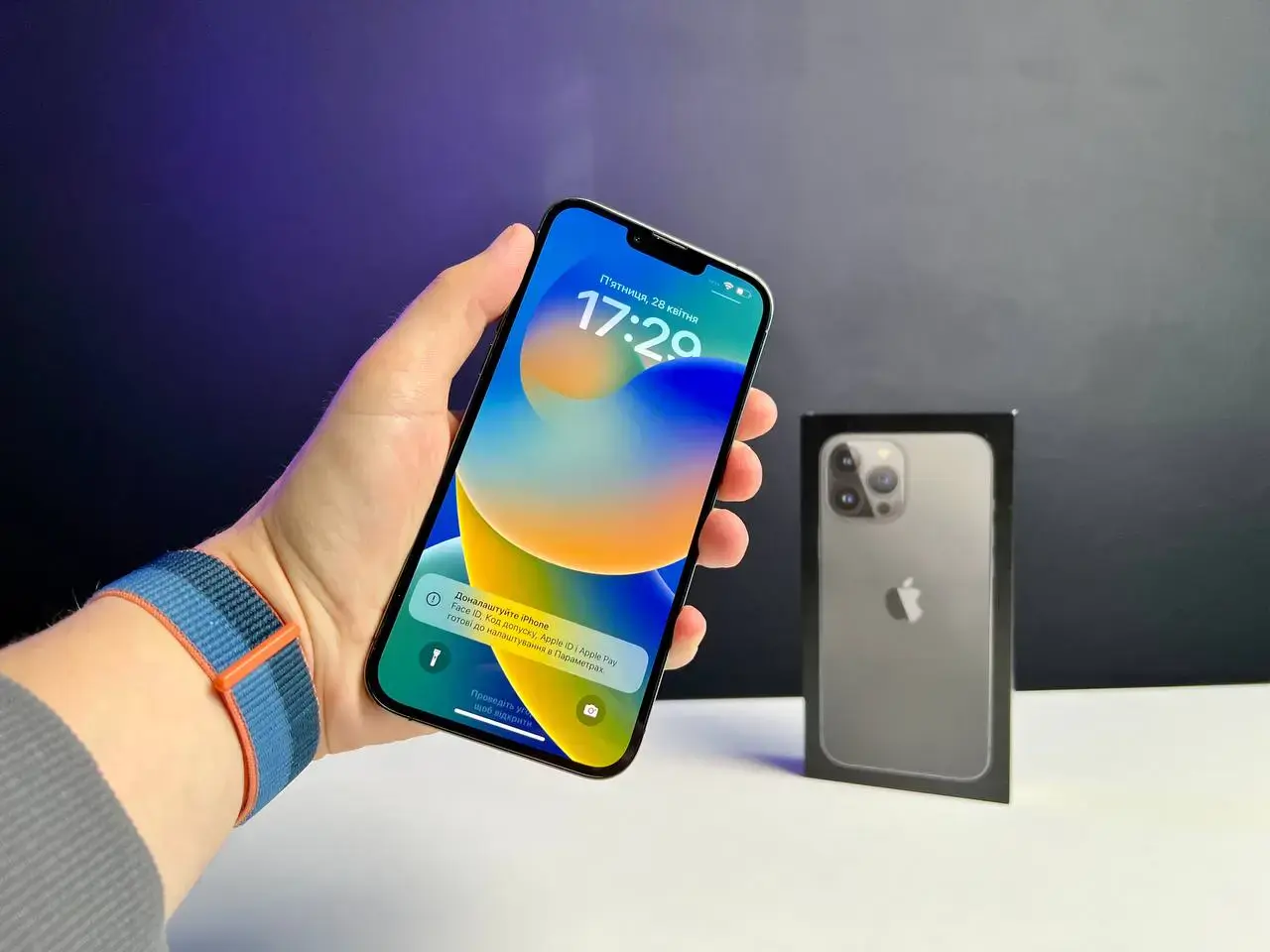 📲USED Apple iPhone 13 Pro Max 256GB Graphite (MLKR3, MLLA3)🔋94% (Состояние - 9/10, Комплект - полный | гарантия - 1 мес.)