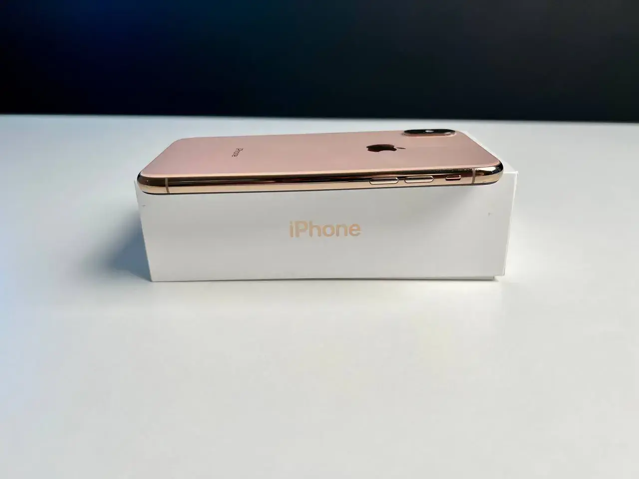 USED Apple iPhone XS 256GB Gold (MT9K2) 🔋100% (Состояние - 9/10, Комплект - полный | гарантия - 1 мес.)