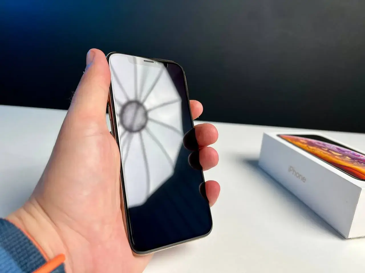 USED Apple iPhone XS 256GB Gold (MT9K2) 🔋100% (Состояние - 9/10, Комплект - полный | гарантия - 1 мес.)