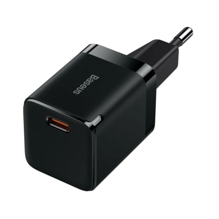 Мережевий зарядний пристрій Baseus GaN3 Fast Charger Type-C 30W Black (CCGN010101)