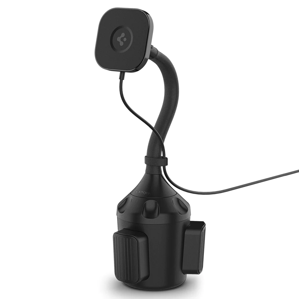 Беспроводное автомобильное зарядное устройство Spigen OneTap Pro Wireless Car Mount Cup Holder (MagFit) (ACP03810)