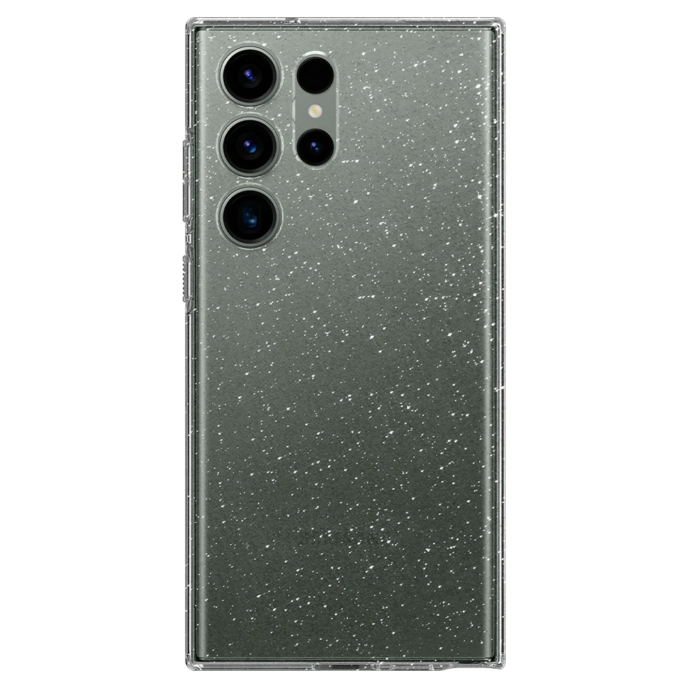 Чохол Spigen Liquid Crystal Glitter для Samsung Galaxy S23 Ultra - Crystal Quartz (ACS05612)