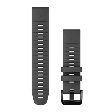 Ремінець Garmin QuickFit 22 Watch Bands Silicone - Graphite (010-13280-09)