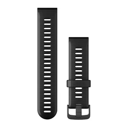 Ремешок Garmin 22 mm для Forerunner 965 - Black with Slate Hardware (010-11251-2C)