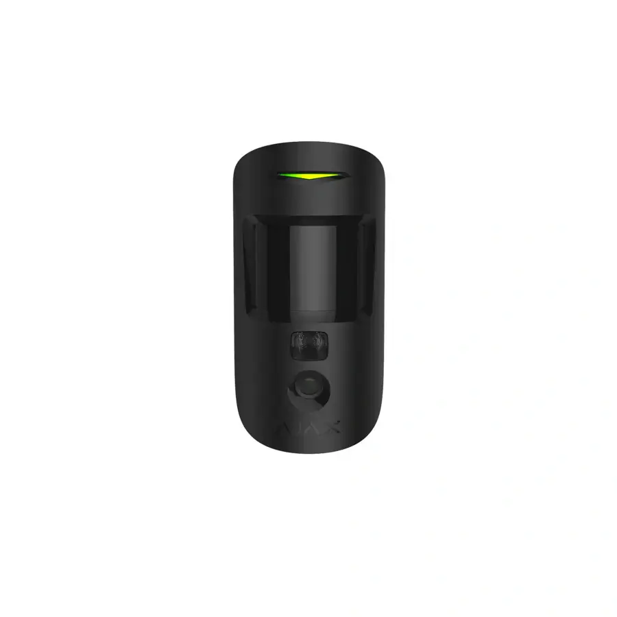 Ajax MotionCam PhOD Black – беспроводной датчик движения с фотофиксацией по тревоге и по запросу