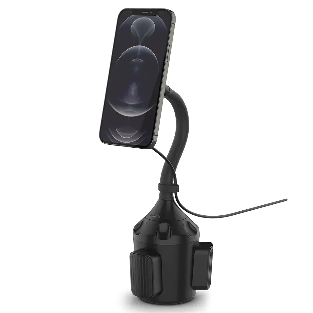 Бездротовий автомобільний зарядний пристрій Spigen OneTap Pro Wireless Car Mount Cup Holder (MagFit) (ACP03810)