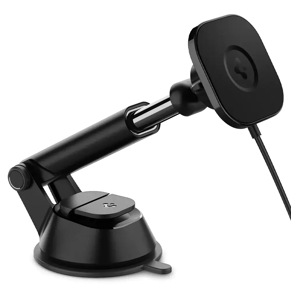 Бездротовий автомобільний зарядний пристрій Spigen OneTap Pro Wireless Magnetic Car Charger Dashboard (MagFit) (ACP02616)