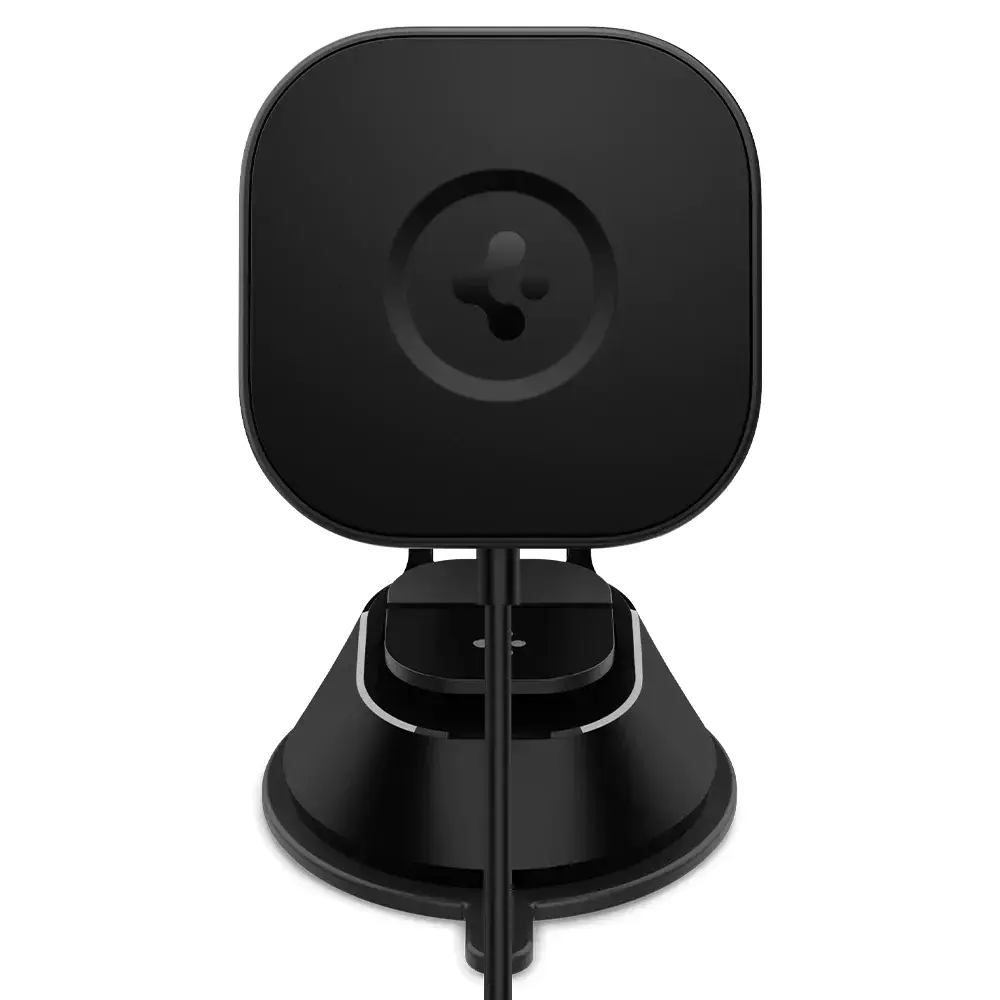 Бездротовий автомобільний зарядний пристрій Spigen OneTap Pro Wireless Magnetic Car Charger Dashboard (MagFit) (ACP02616)