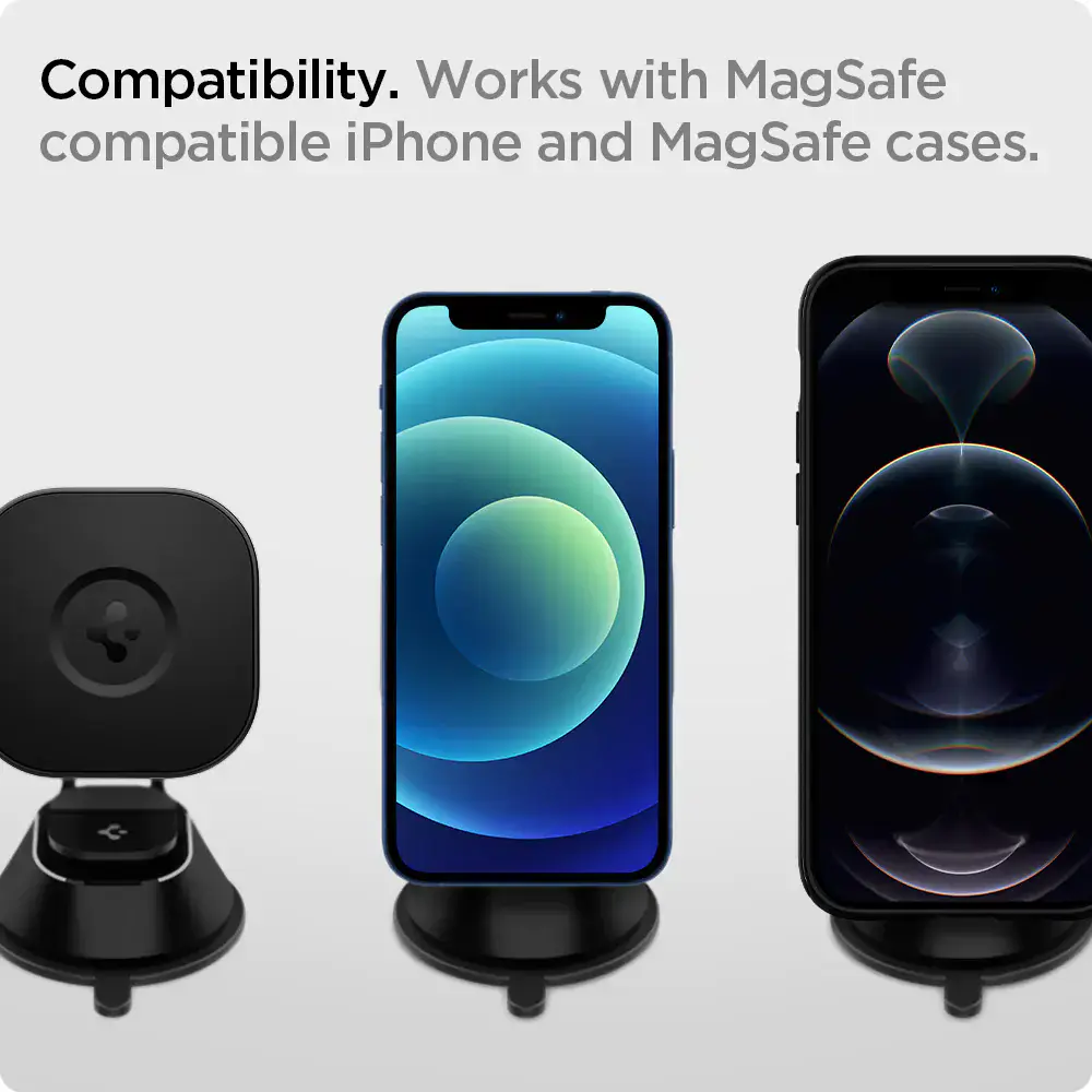 Бездротовий автомобільний зарядний пристрій Spigen OneTap Pro Wireless Magnetic Car Charger Dashboard (MagFit) (ACP02616)