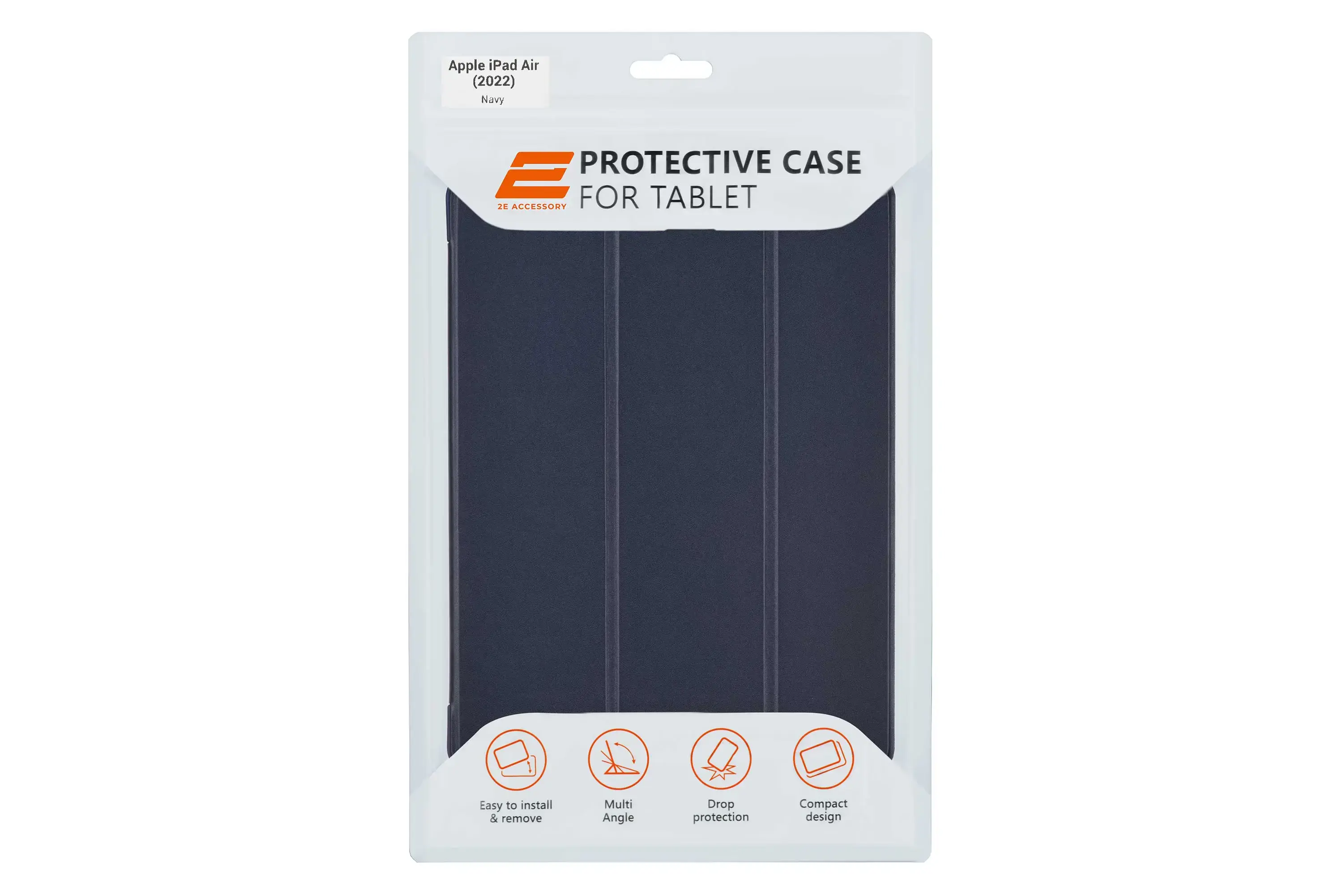 Чехол 2Е Basic для Apple iPad Air 2022, Flex, Navy (2E-IPAD-AIR-2022-IKFX-NV)