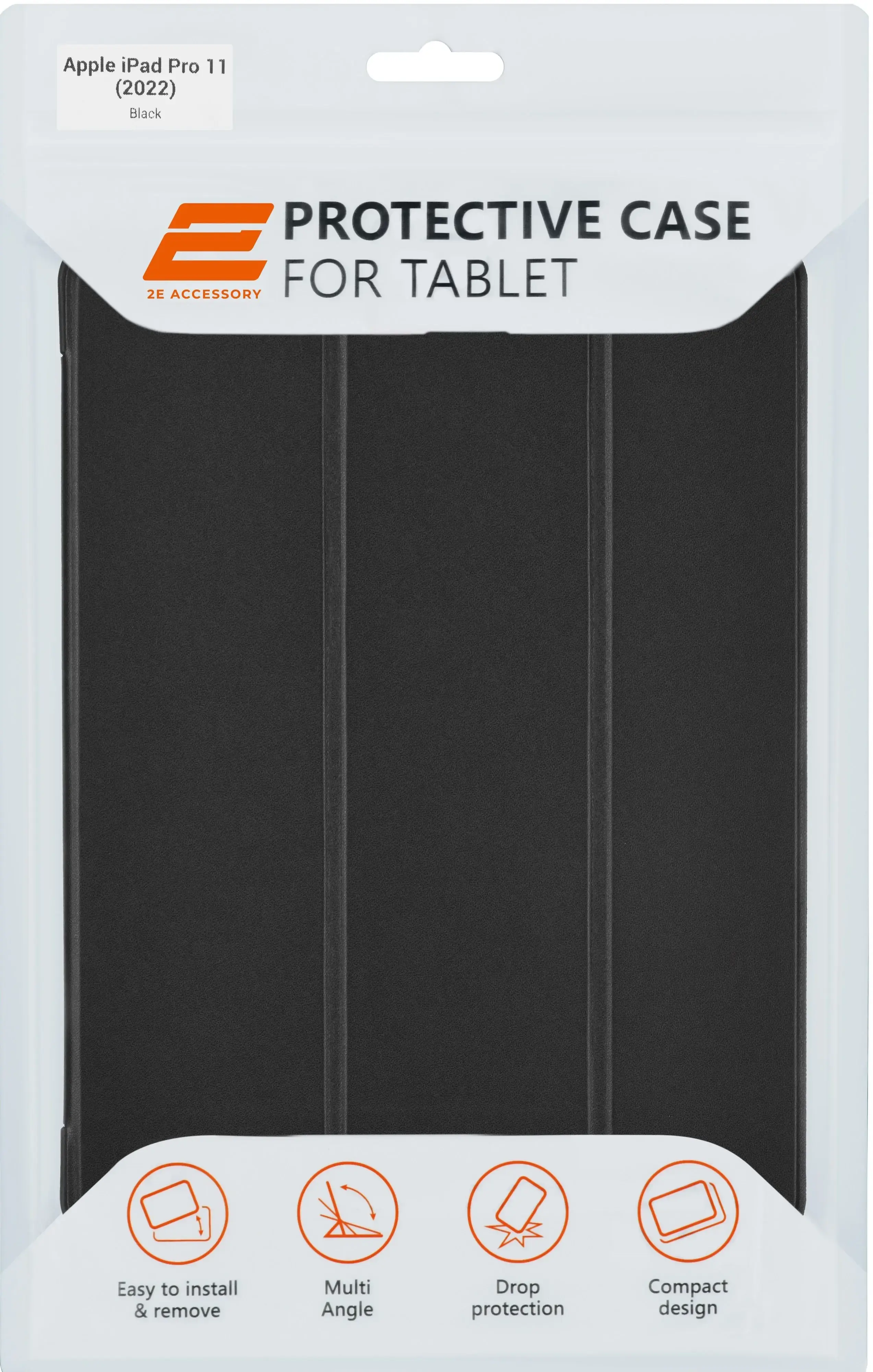 Чохол 2Е Basic для Apple iPad Pro 11 2022, Flex, Black (2E-IPAD-PRO11-IKFX-BK)