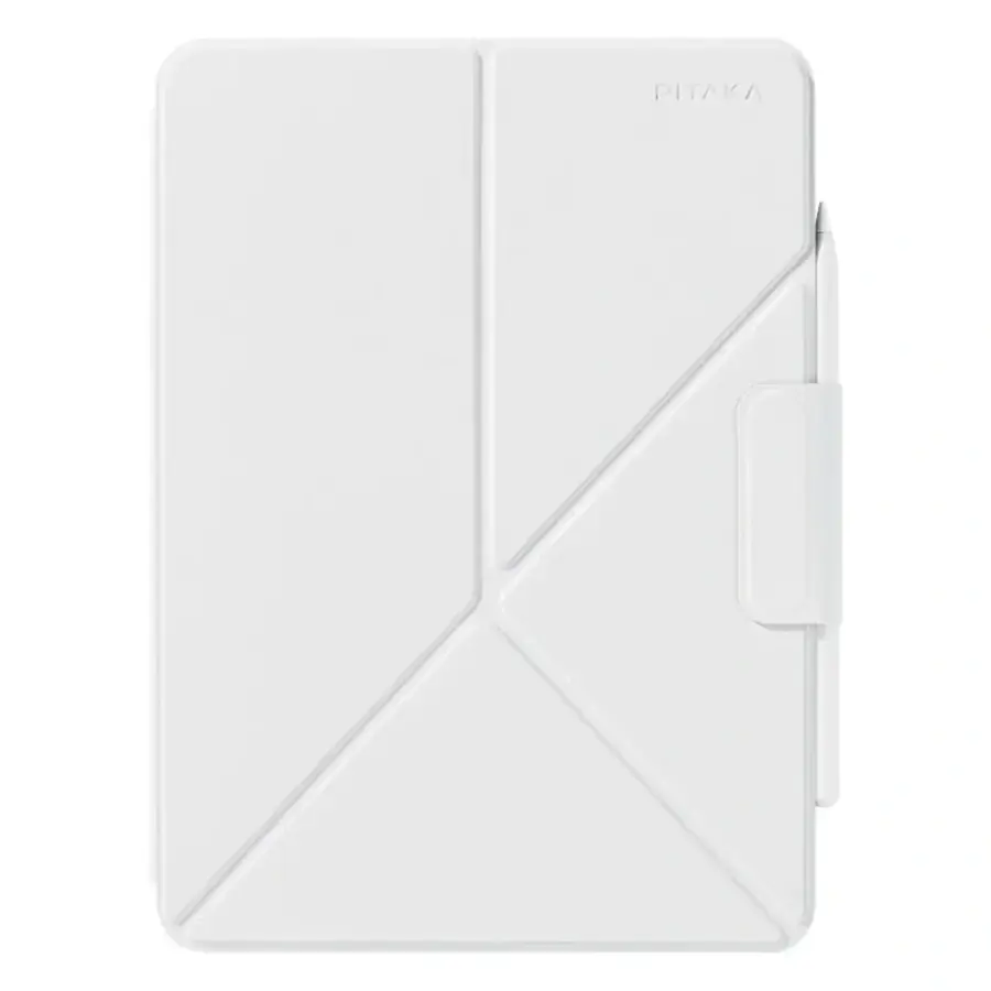Чохол-накладка Pitaka MagEZ Case Folio 2 for iPad Air 13" M2-M4 | iPad Pro 12.9" 6th/5th Gen - White (FOL2304)