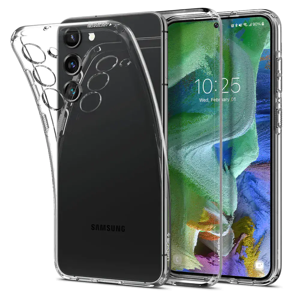 Чохол Spigen Crystal Flex для Samsung Galaxy S23+ - Crystal Clear (ACS05692)