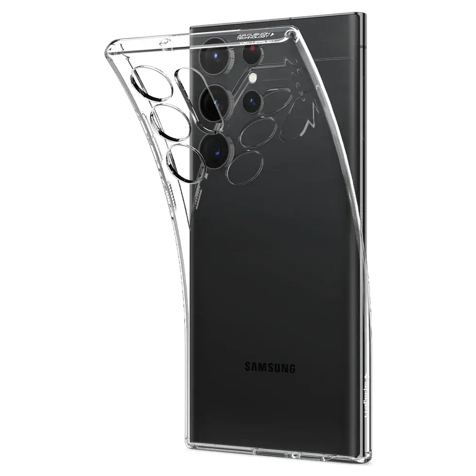 Чохол Spigen Crystal Flex для Samsung Galaxy S23 Ultra - Crystal Clear (ACS05644)