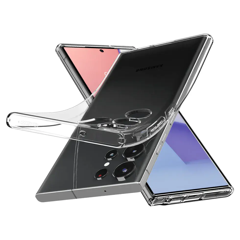 Чохол Spigen Crystal Flex для Samsung Galaxy S23 Ultra - Crystal Clear (ACS05644)