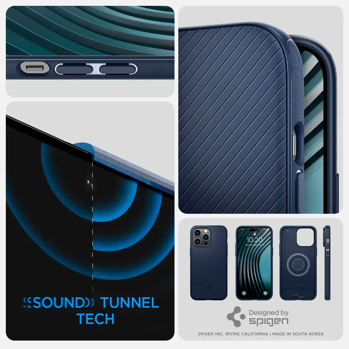 Чохол Spigen iPhone 14 Pro Max Mag Armor - Navy Blue (ACS04845)
