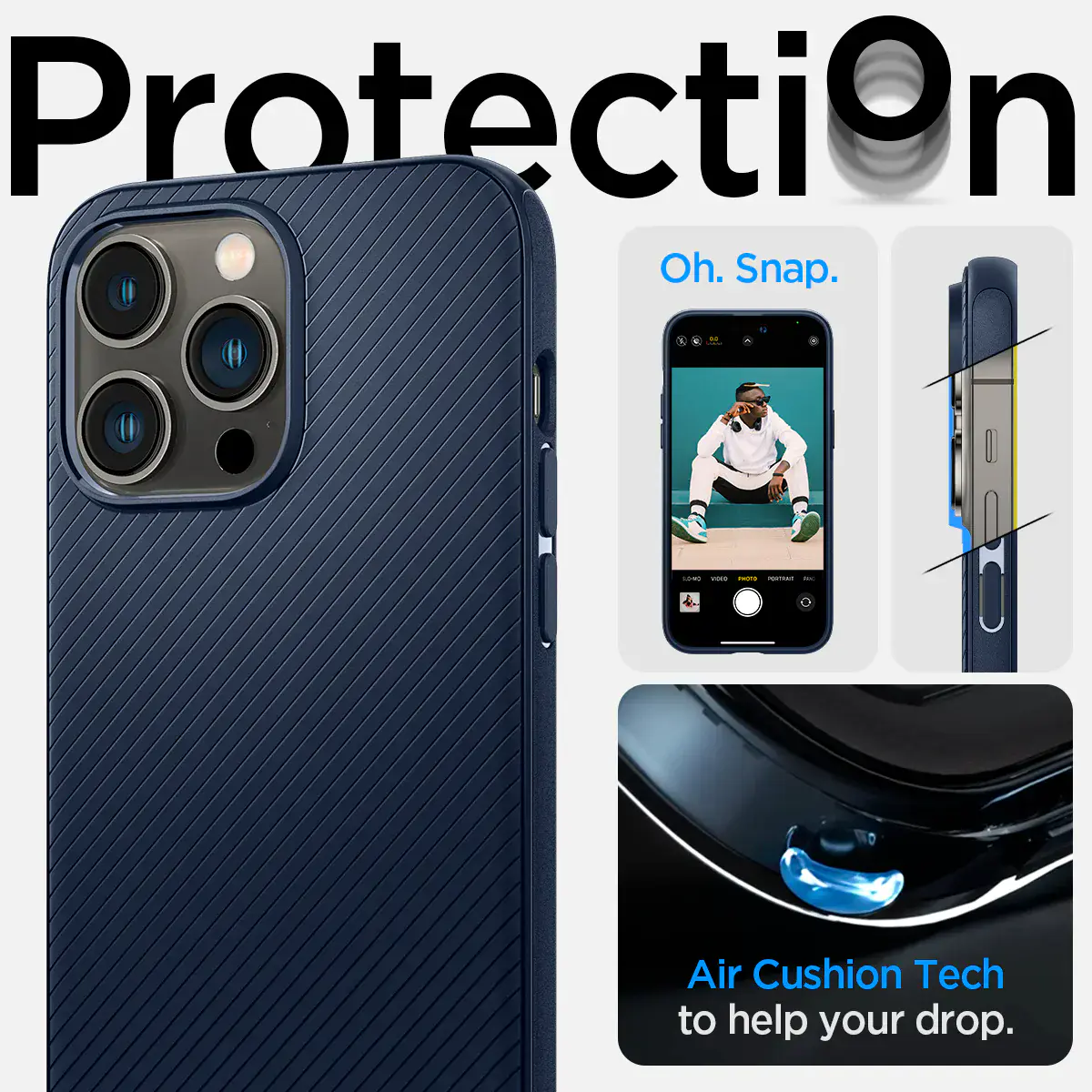 Чохол Spigen iPhone 14 Pro Max Mag Armor - Navy Blue (ACS04845)