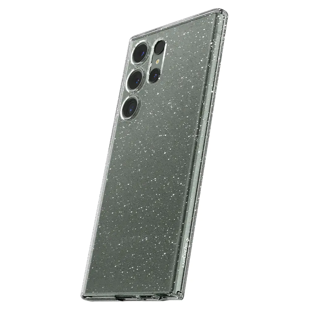 Чохол Spigen Liquid Crystal Glitter для Samsung Galaxy S23 Ultra - Crystal Quartz (ACS05612)