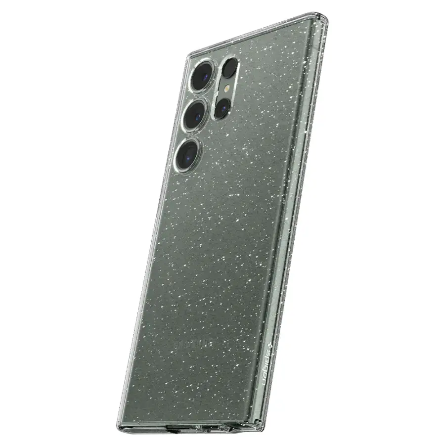 Чехол Spigen Liquid Crystal Glitter для Samsung Galaxy S23 Ultra - Crystal Quartz (ACS05612)