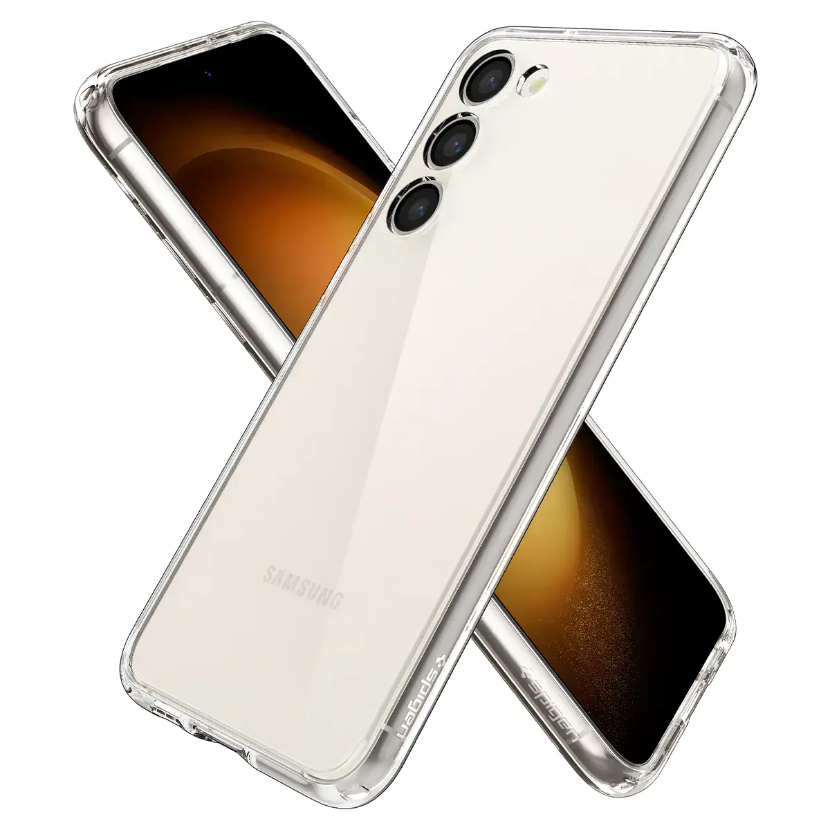 Чохол Spigen Ultra Hybrid для Samsung Galaxy S23 - Crystal Clear (ACS05714)