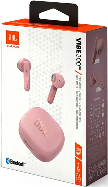 Навушники JBL Vibe 300 TWS Pink (JBLV300TWSPIKEU)