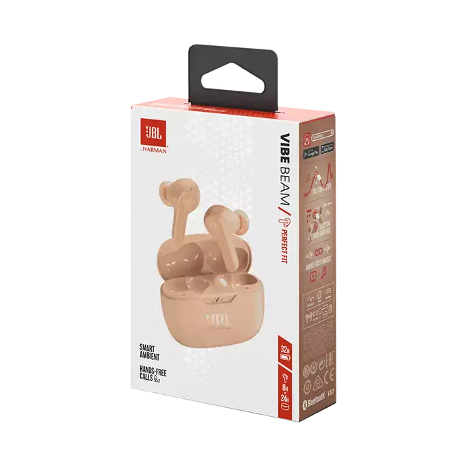 Наушники JBL Wave Beam - Beige (JBLWBEAMBEG)