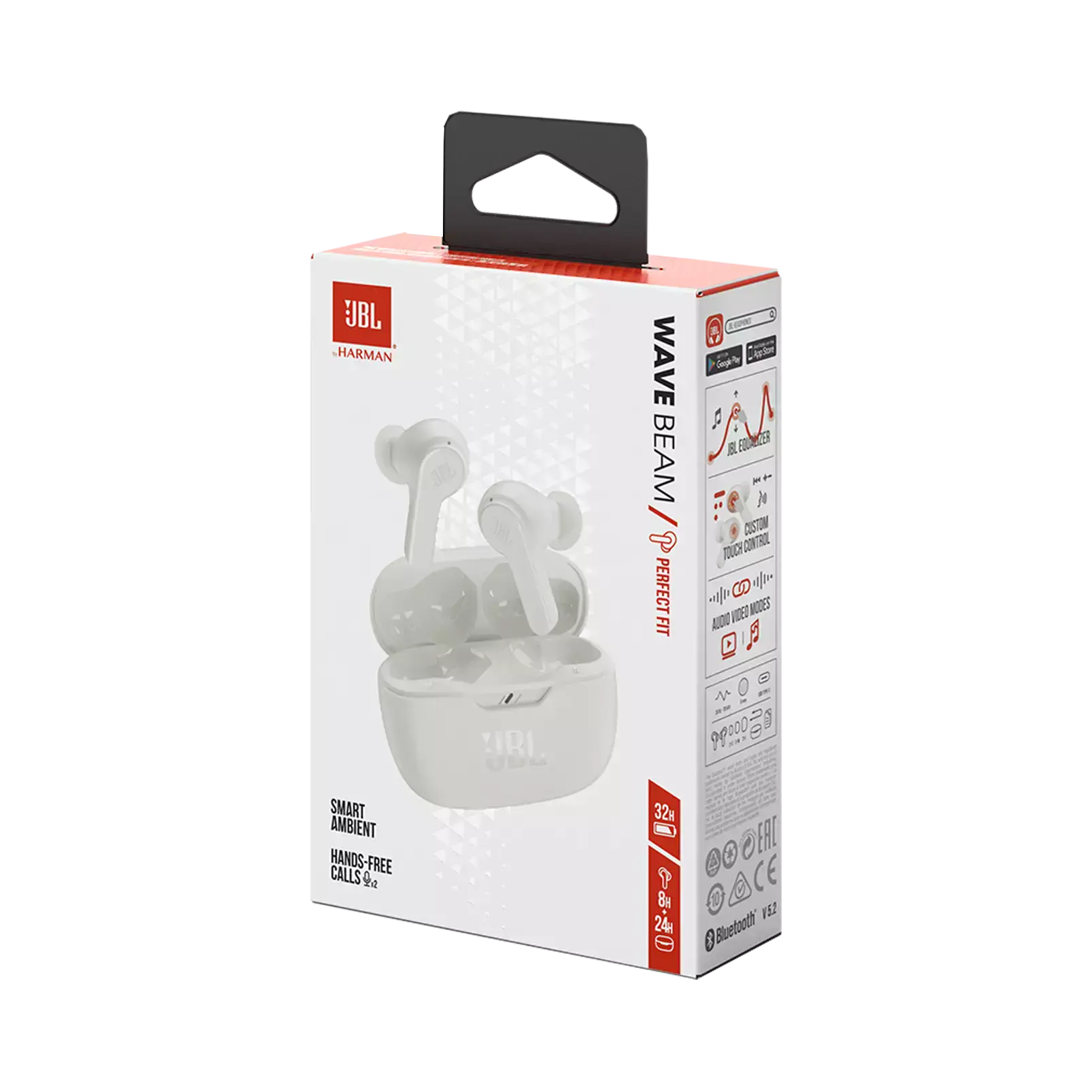 Навушники JBL Wave Beam - White (JBLWBEAMWHT)