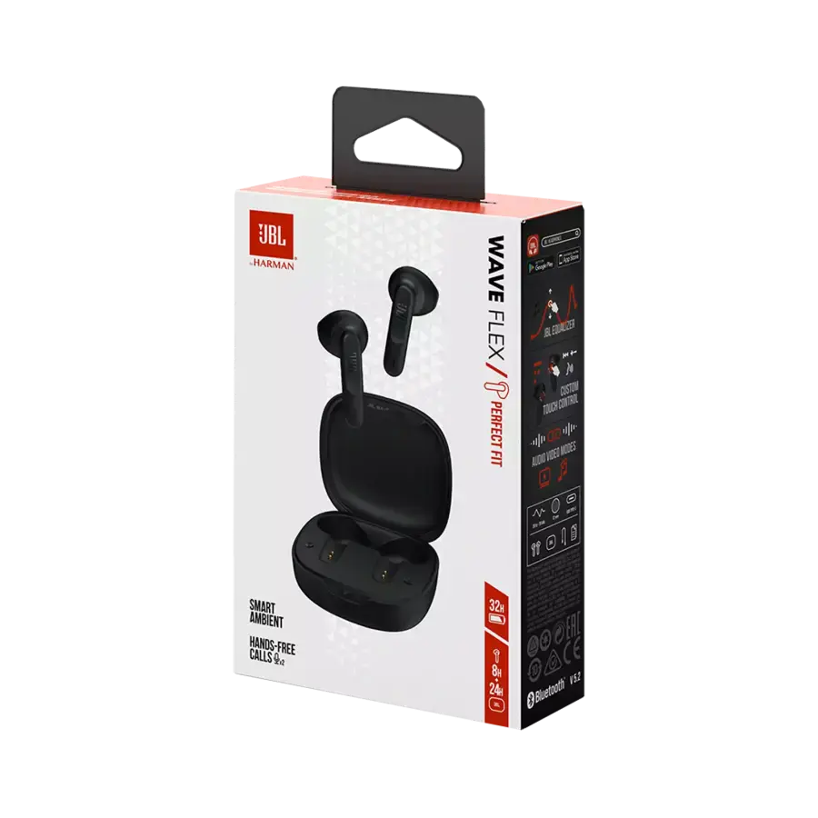 Наушники JBL Wave Flex - Black (JBLWFLEXBLK)