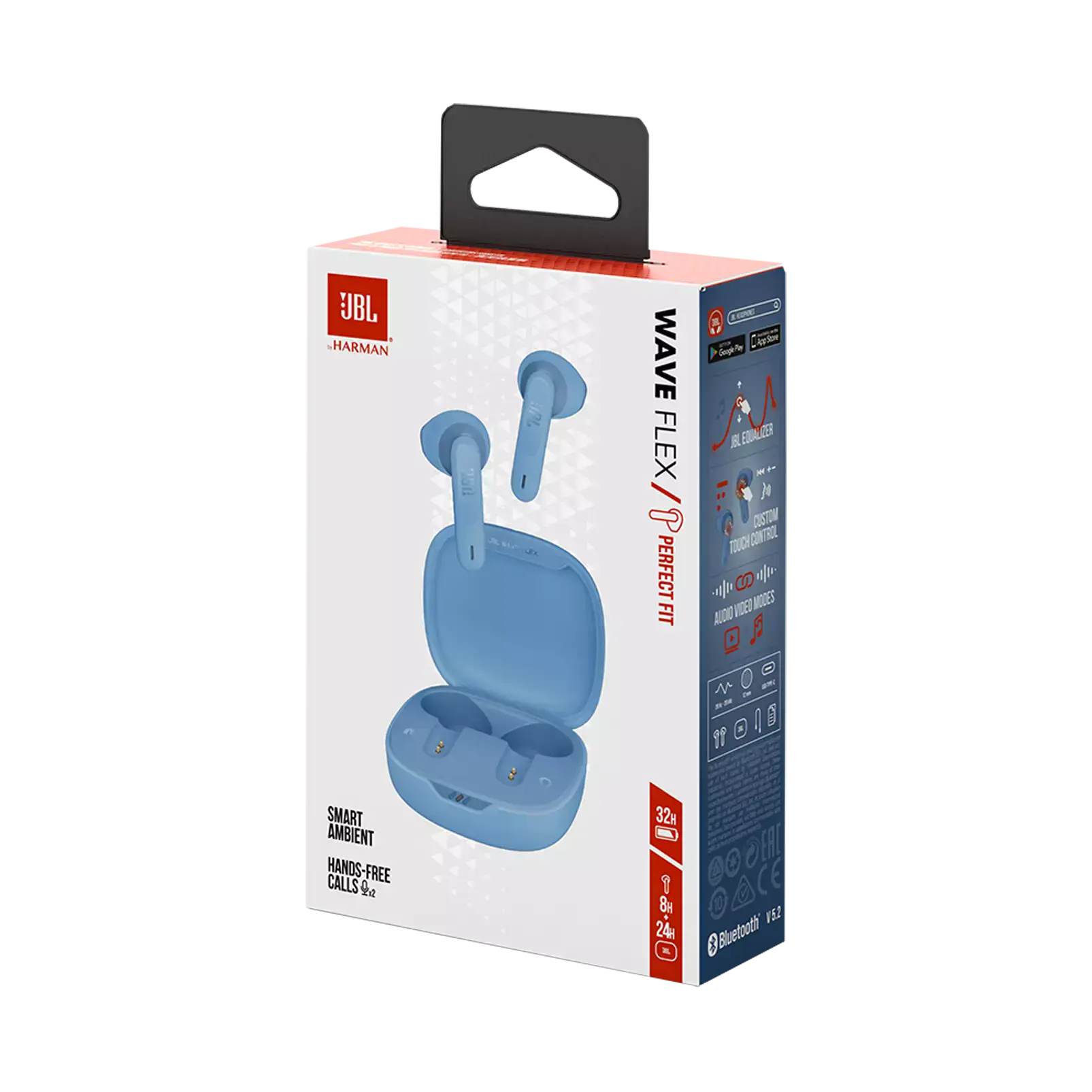 Навушники JBL Wave Flex - Blue (JBLWFLEXBLU)