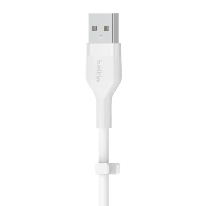 Кабель Belkin BoostCharge Flex USB-A Cable with Lightning Connector 1m White (CAA008bt1MWH)