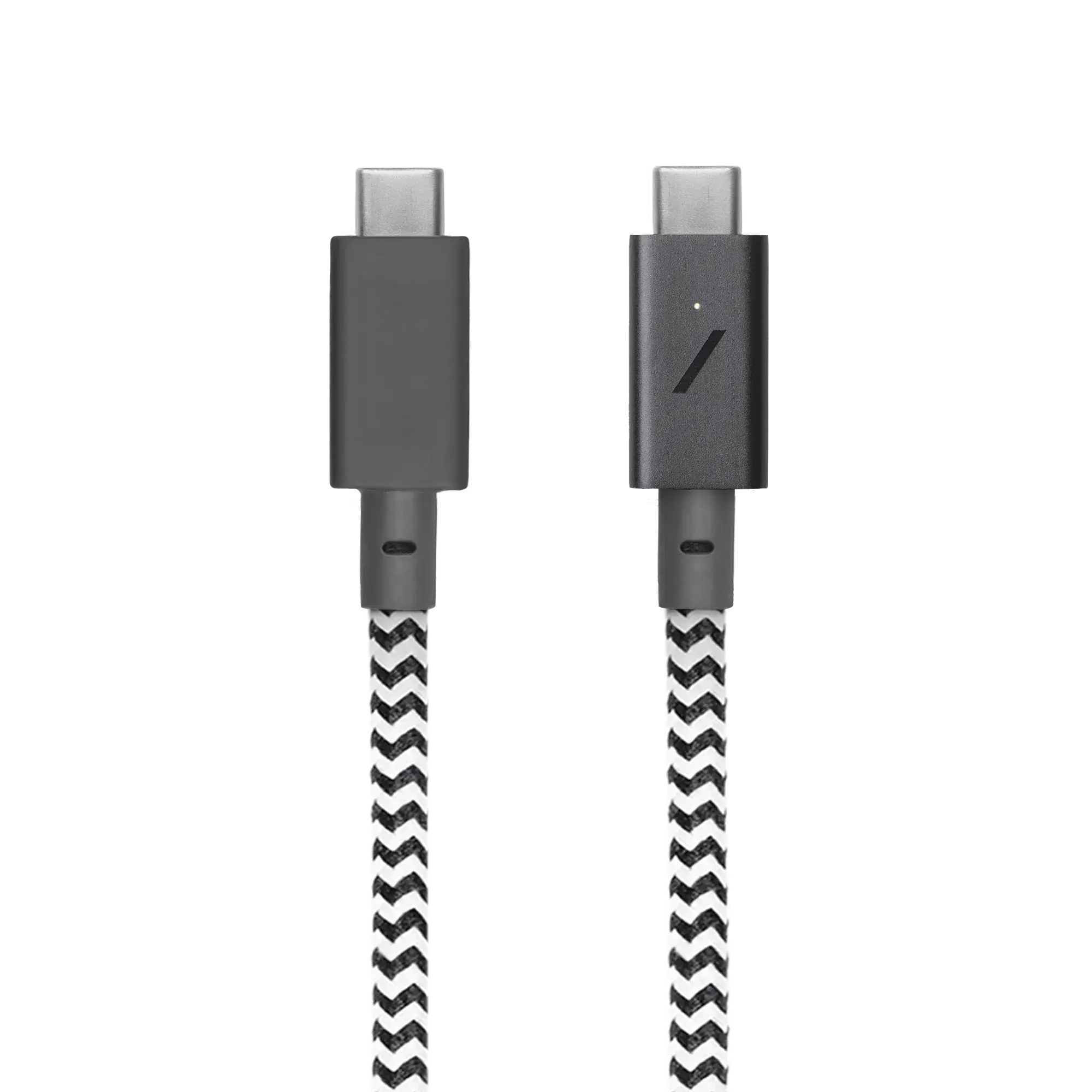 Кабель Native Union Belt Cable USB-C to USB-C Pro 240W Zebra (2.4 m) (BELT-PRO2-ZEB-NP)