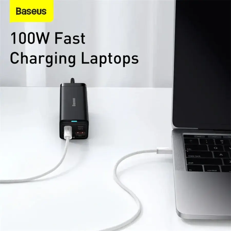 Кабель USB Type-C Baseus Dynamic Series Type-C to Type-C 100W 1m White (CALD000202)