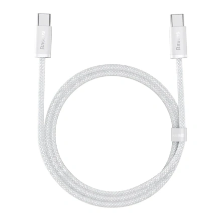 Кабель USB Type-C Baseus Dynamic Series Type-C to Type-C 100W 1m White (CALD000202)