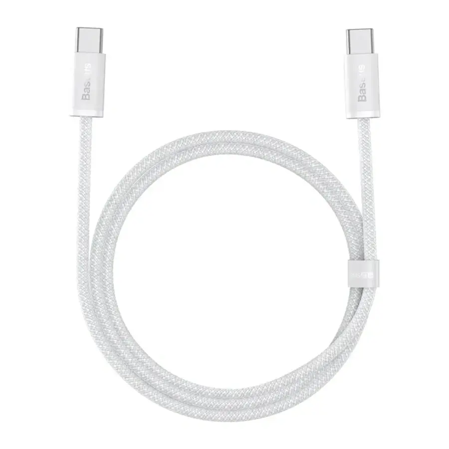 Кабель USB Type-C Baseus Dynamic Series Type-C to Type-C 100W 1m White (CALD000202)