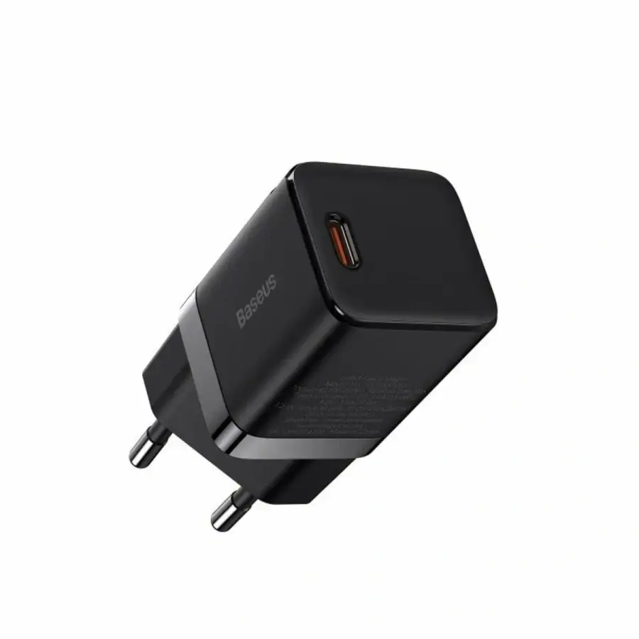 Мережевий зарядний пристрій Baseus GaN3 Fast Charger Type-C 30W Black (CCGN010101)