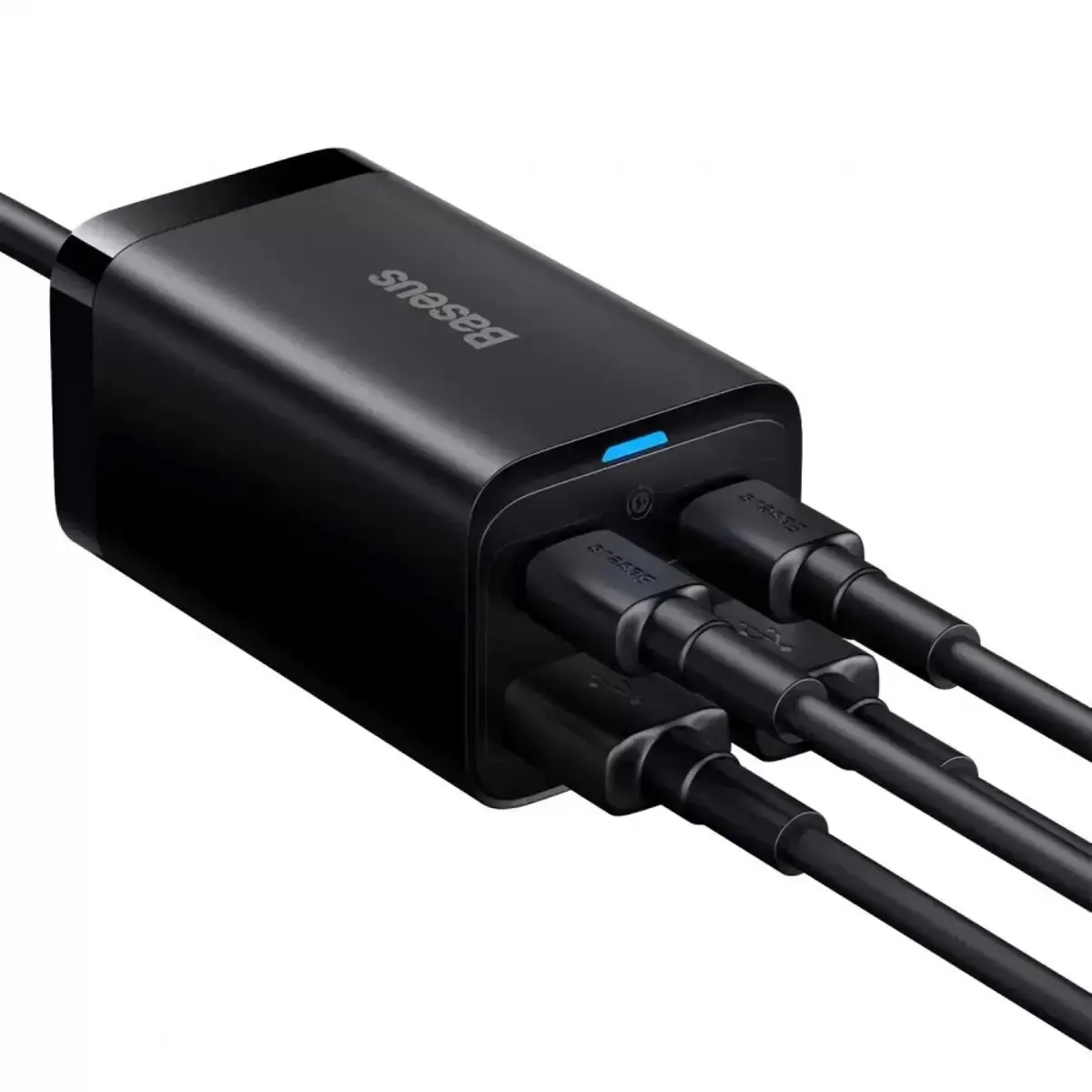 Мережевий зарядний пристрій Baseus GaN3 Pro AC 2хUSB+2хType-C 100W Cable Type-C-Type-C 1m (PSZM000401)
