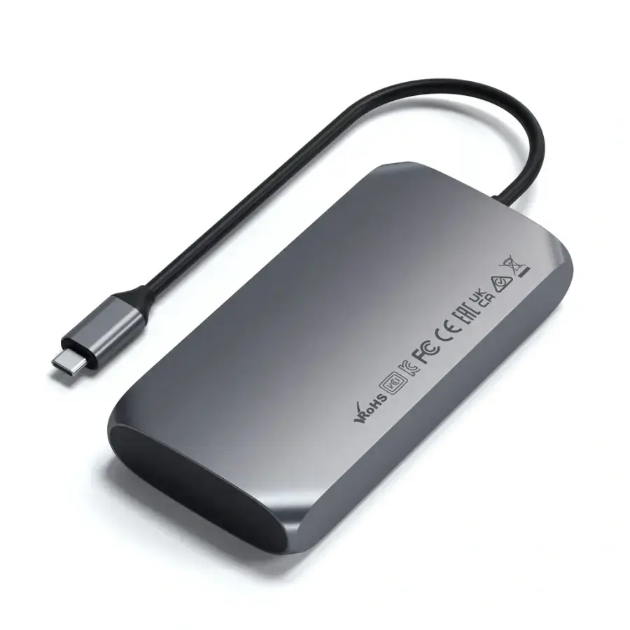 Мультимедийный адаптер Satechi USB-C Multimedia Adapter M1 – Space Gray (ST-UCM1HM)