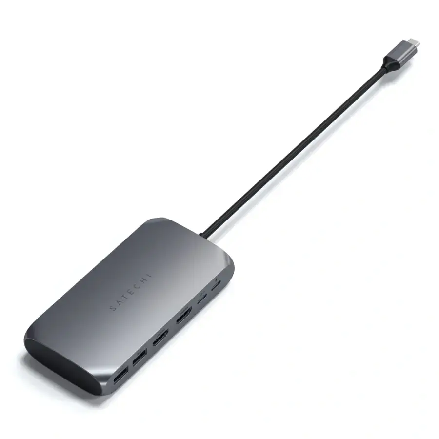 Мультимедийный адаптер Satechi USB-C Multimedia Adapter M1 – Space Gray (ST-UCM1HM)