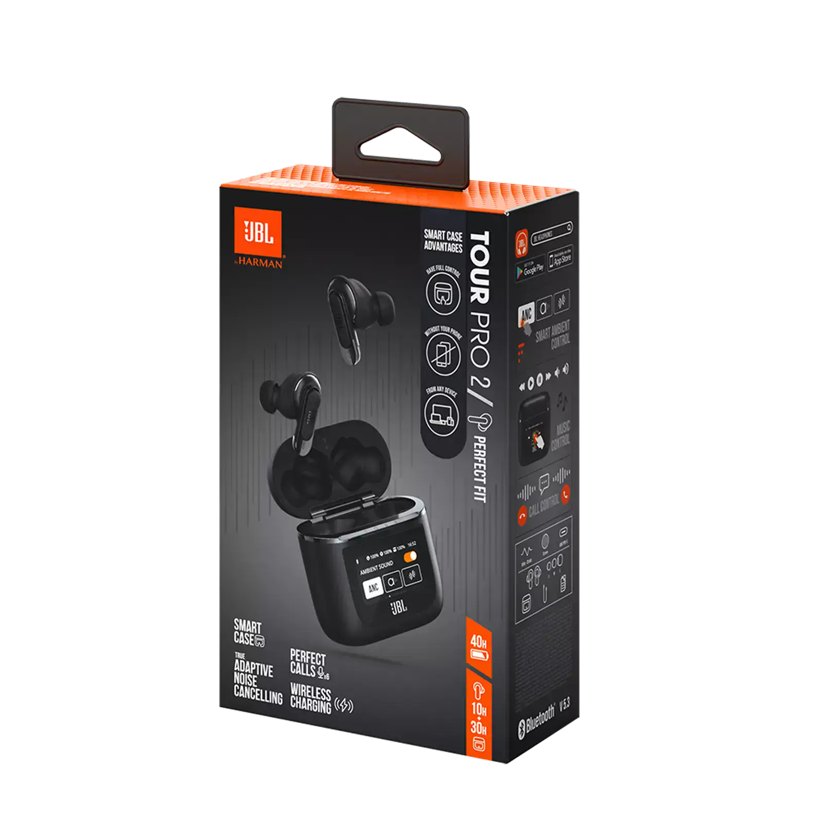 Навушники JBL Tour Pro 2 - Black (JBLTOURPRO2BLK)