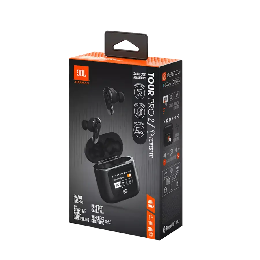 Навушники JBL Tour Pro 2 - Black (JBLTOURPRO2BLK)