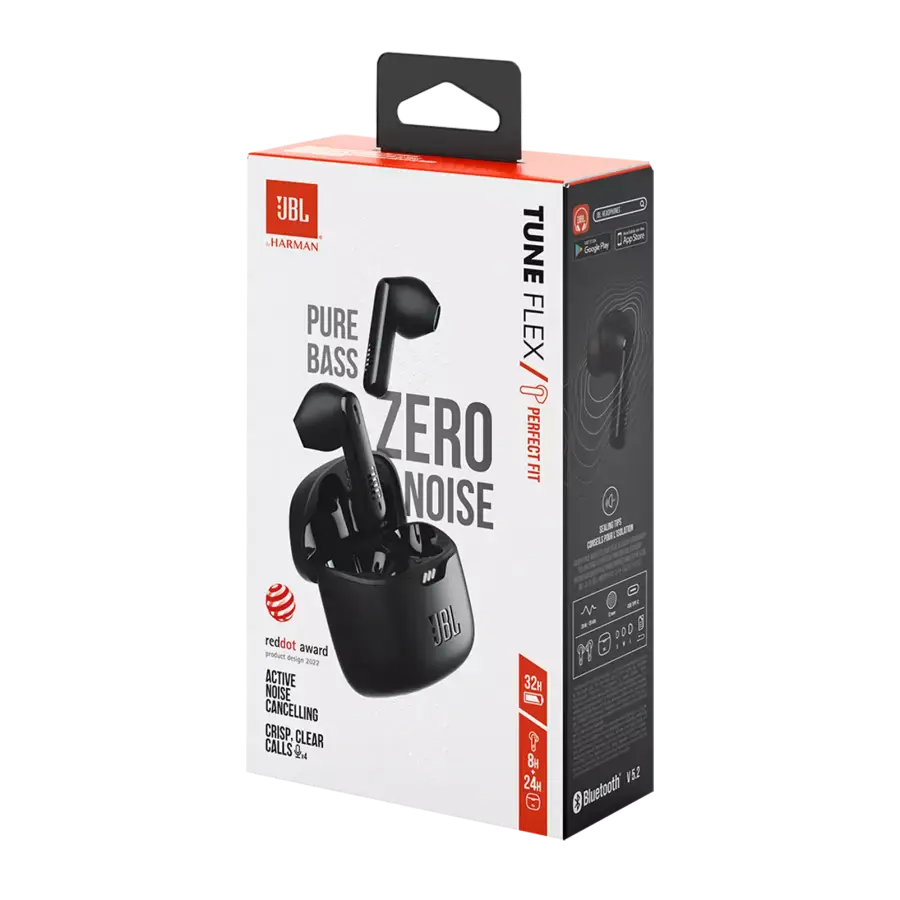 OPEN BOX Наушники JBL Tune Flex - Black (JBLTFLEXBLK)