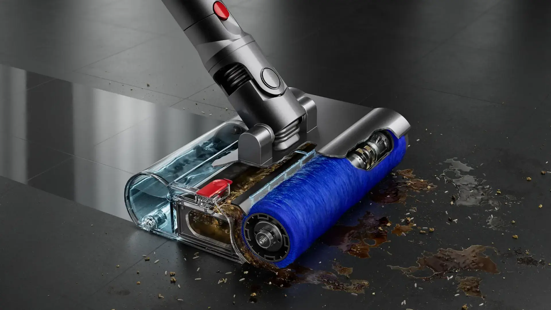 Пылесос Dyson V12s Detect Slim Submarine - Yellow/Nickel