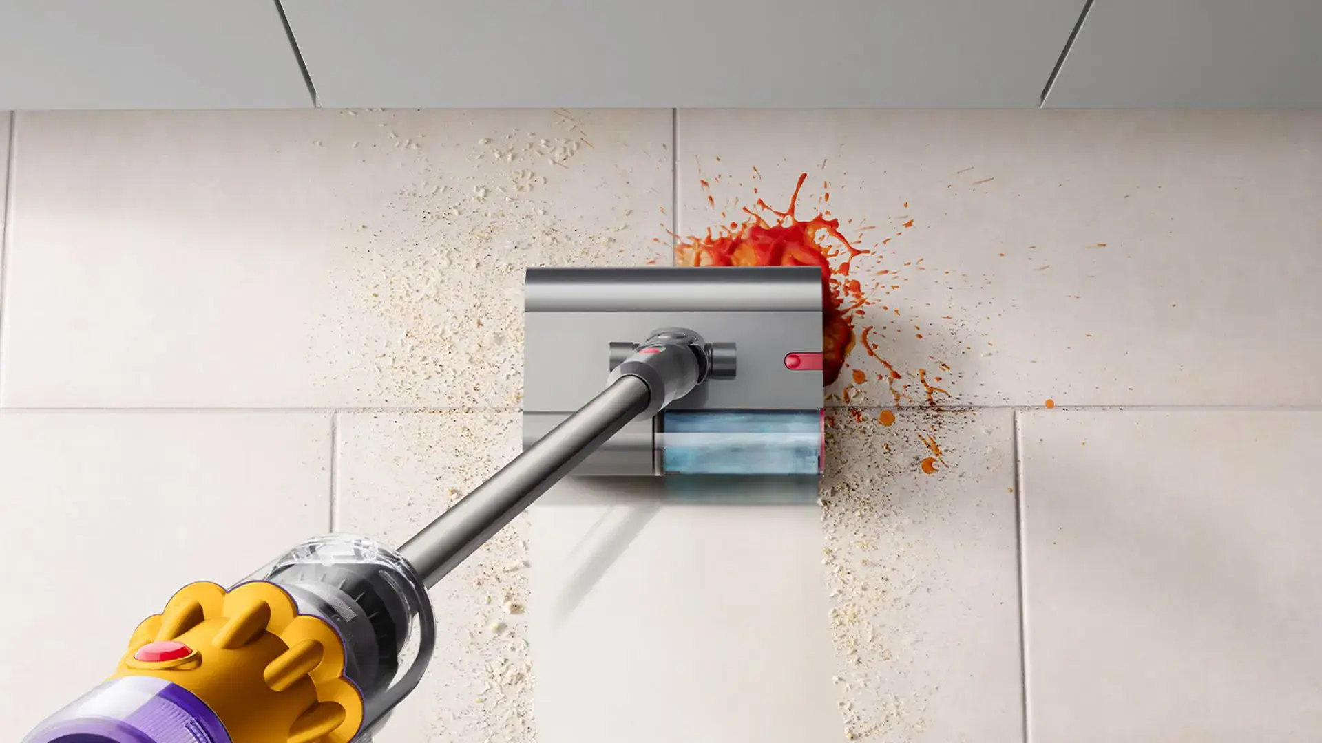 Пылесос Dyson V12s Detect Slim Submarine - Yellow/Nickel