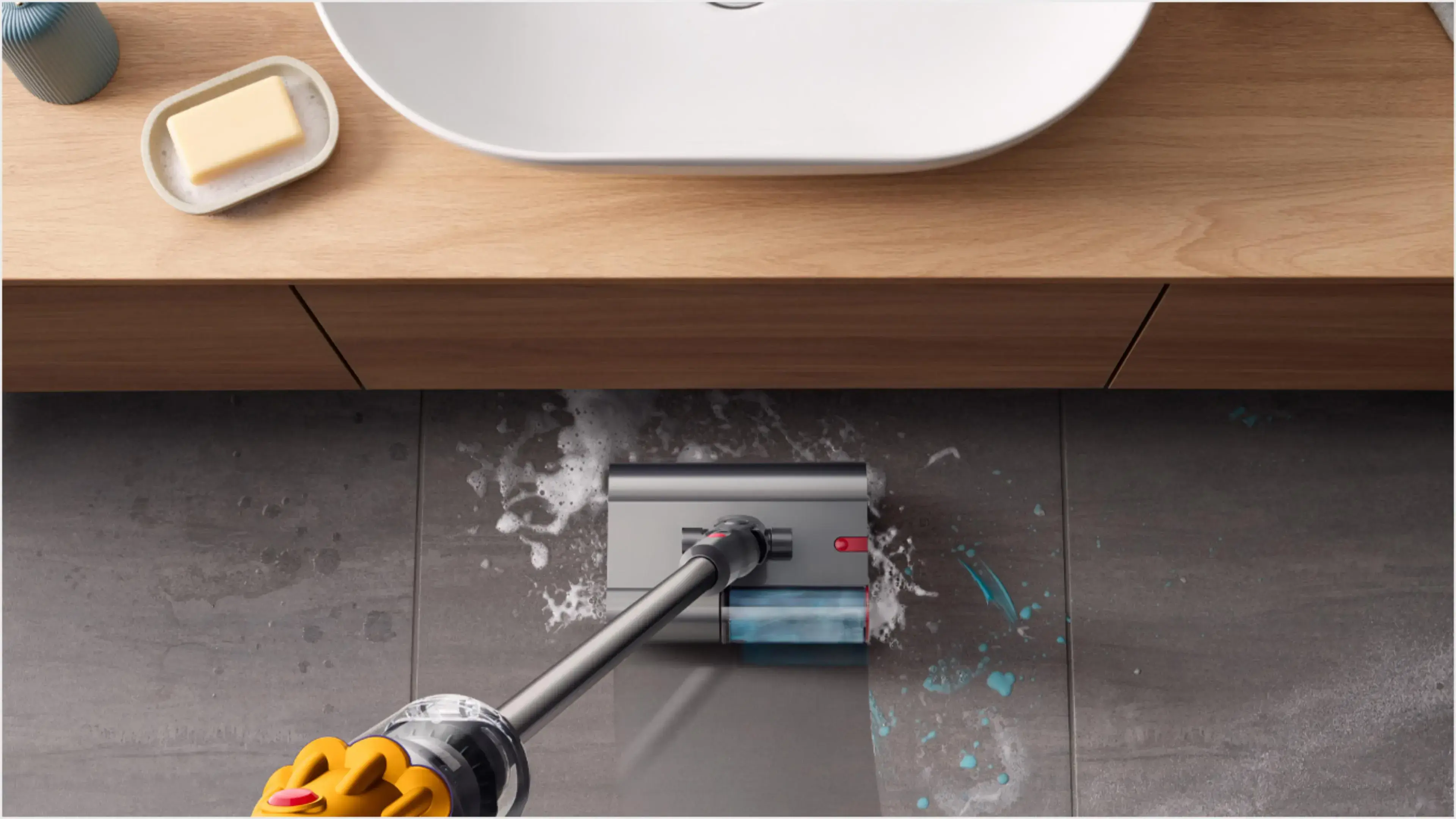 Пылесос Dyson V12s Detect Slim Submarine - Yellow/Nickel