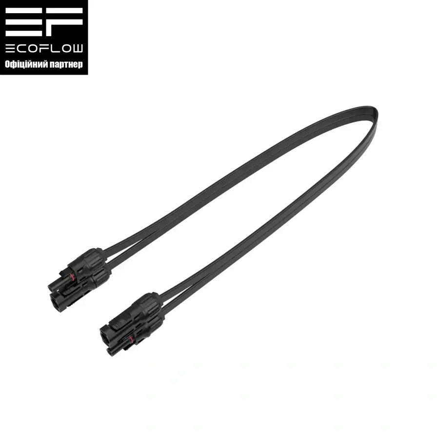 Плоский кабель для сонячних панелей EcoFlow Super Flat MC4 Cable - 0.5m (EFL-SuperFlatMC4Cable)