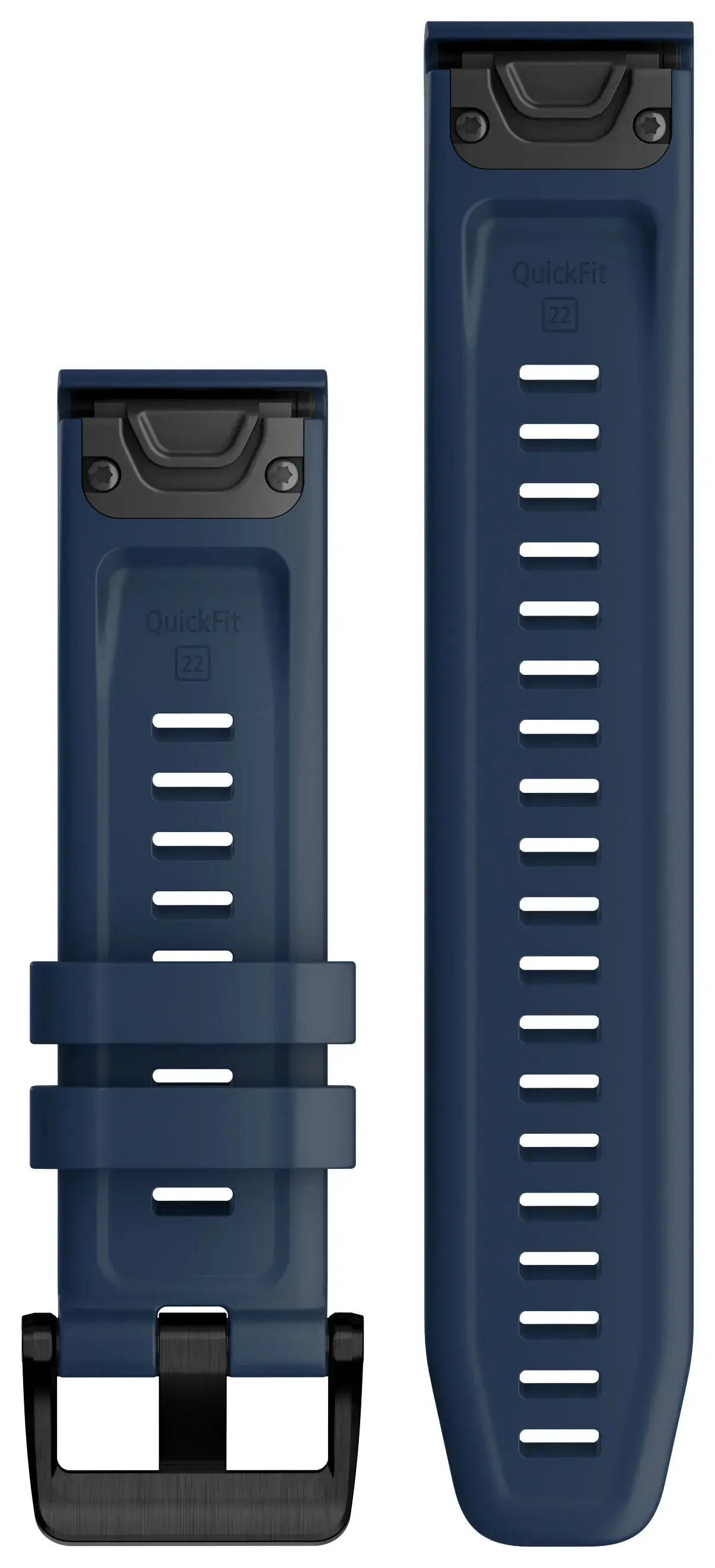 Ремінець Garmin QuickFit 22 Watch Bands - Captain Blue with Black Stainless Steel Hardware (010-13111-31)