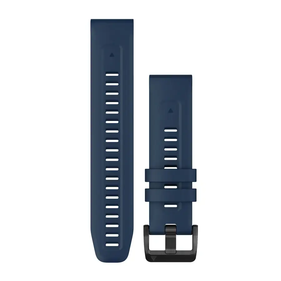 Ремінець Garmin QuickFit 22 Watch Bands - Captain Blue with Black Stainless Steel Hardware (010-13111-31)