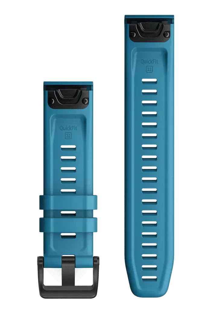 Ремінець Garmin QuickFit 22 Watch Bands Silicone - Cirrus Blue (010-12863-20)
